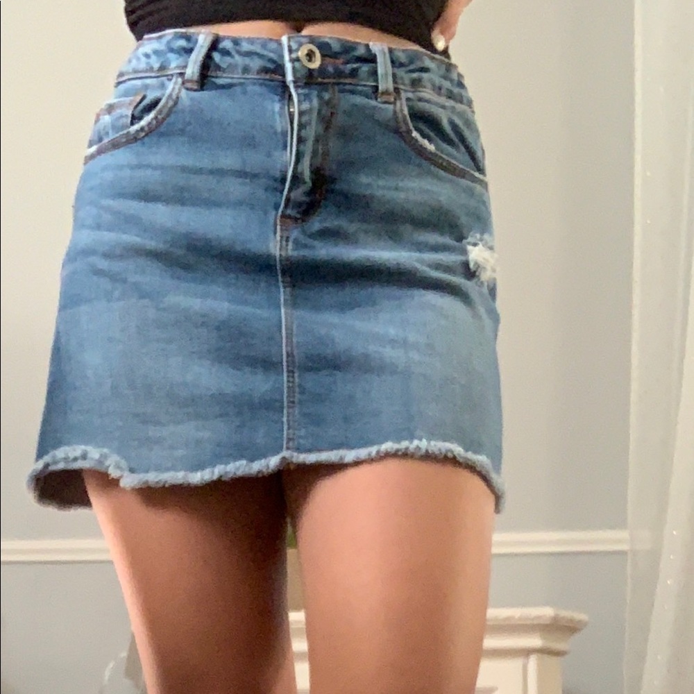 Denim skirt